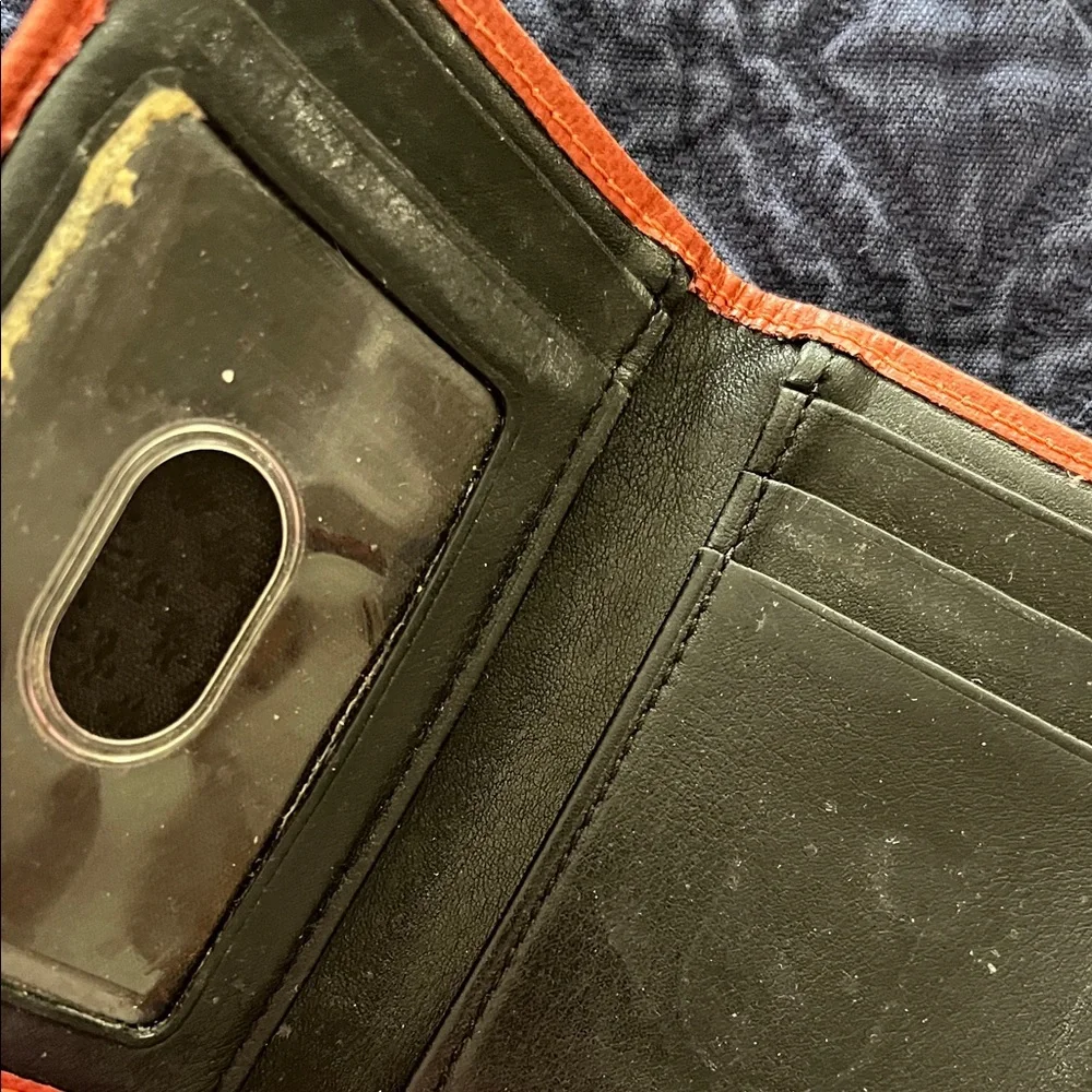 Tumi Vibrant Orange Card Holder